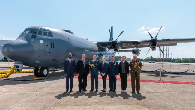 Lockheed Martin delivers the first of five C-130J Super Hercules airlifters to New Zealand, enhancing tactical airlift capabilities and operational reach.