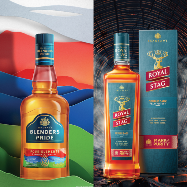 Pernod Ricard unveils Royal Stag Double Dark and Blenders Pride Four Elements for Indian whisky market