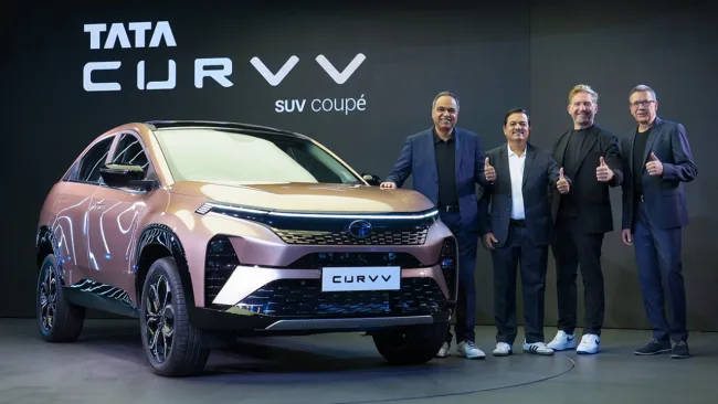 Tata Motors has launched the Curvv.ev, India’s first SUV coupe, featuring advanced technology, impressive range, and competitive pricing. Bookings open August 12.