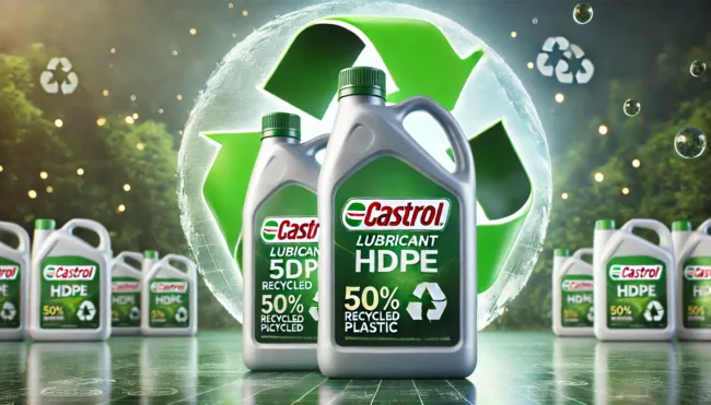 Castrol India introduces 50% recycled plastic in HDPE bottles, advancing towards its PATH360 sustainability goals.