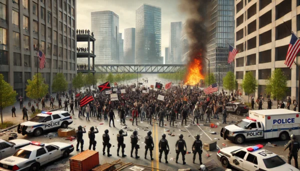 Representative image : Pro-Palestinian protests in Montreal escalated into violence during the NATO conference, raising geopolitical questions and sparking global attention.