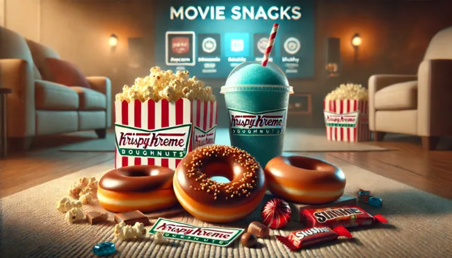 Krispy Kreme and Hulu unveil movie snacks doughnuts to sweeten home viewing