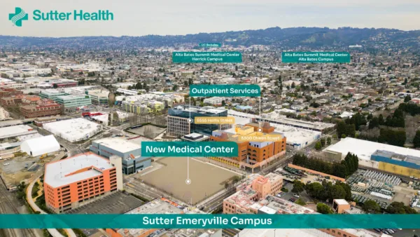 Sutter Health is making a $1B investment in East Bay healthcare, bringing a new medical center and expanded services.