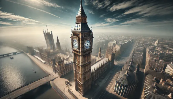 A man scaled Big Ben’s Elizabeth Tower with a Palestinian flag, prompting a security lockdown in London.