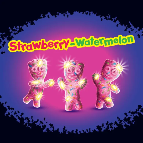 Sour Patch Kids Glow Ups—the first-ever gummy candy that glows under blacklight!