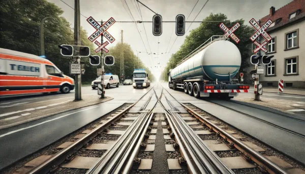 Representative image: A fiery collision between a tanker truck and a tram in Germany has left three dead and several injured.