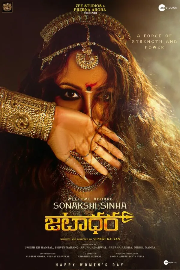 Sonakshi Sinha steps into a powerful new role for her Telugu debut in Jatadhara