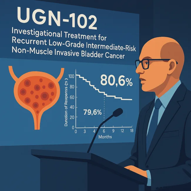 Breakthrough for recurrent bladder cancer UroGen’s UGN-102 achieves 80.6% 18-month complete response in phase 3 trial