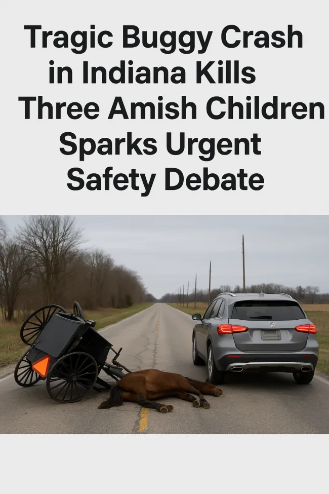 Representative image: Tragic Buggy Crash in Indiana Kills Three Amish Children, Sparks Urgent Safety Debate