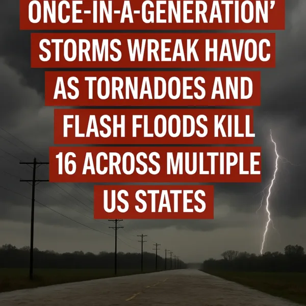 Flooded roads, tornado wreckage, and rescues: Central U.S. reels from deadly storms