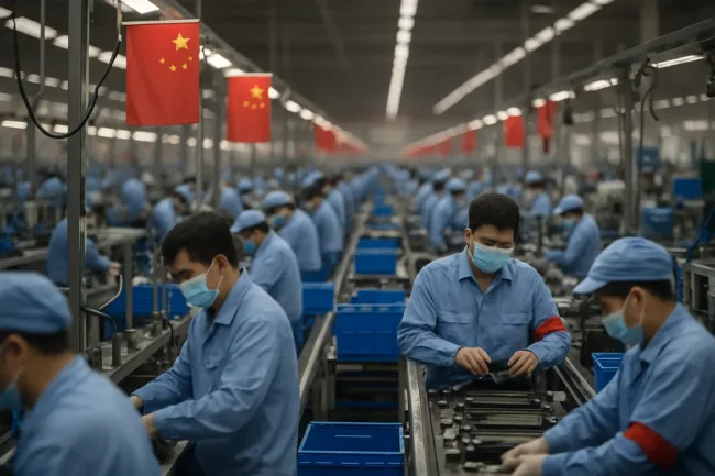China's Factory Activity Contracts Sharply in April Amid US Tariffs, Deepening Trade War