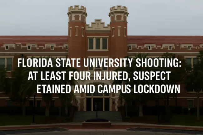 Florida State University shooting prompts lockdown, FBI responds, classes cancelled