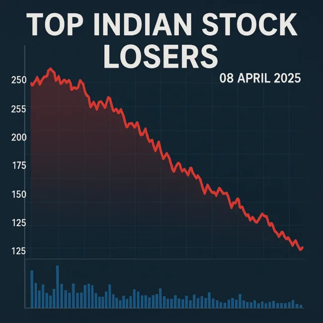 Top Indian stocks tumble as Delhivery, Stove Kraft, and Kanani Industries drag indices on April 8