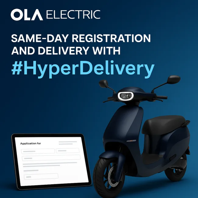 Ola Electric rolls out #HyperDelivery to cut wait times for EV buyers