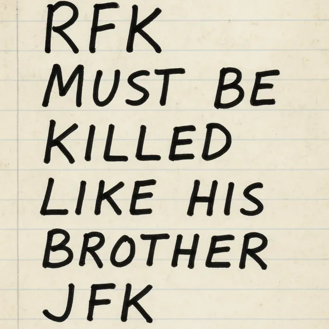 ‘RFK must be killed like JFK’: Shocking assassination files reveal killer’s chilling obsession