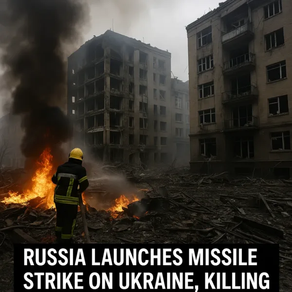 Russia escalates missile strikes on Ukraine, killing one in Kyiv as pressure mounts on international diplomacy