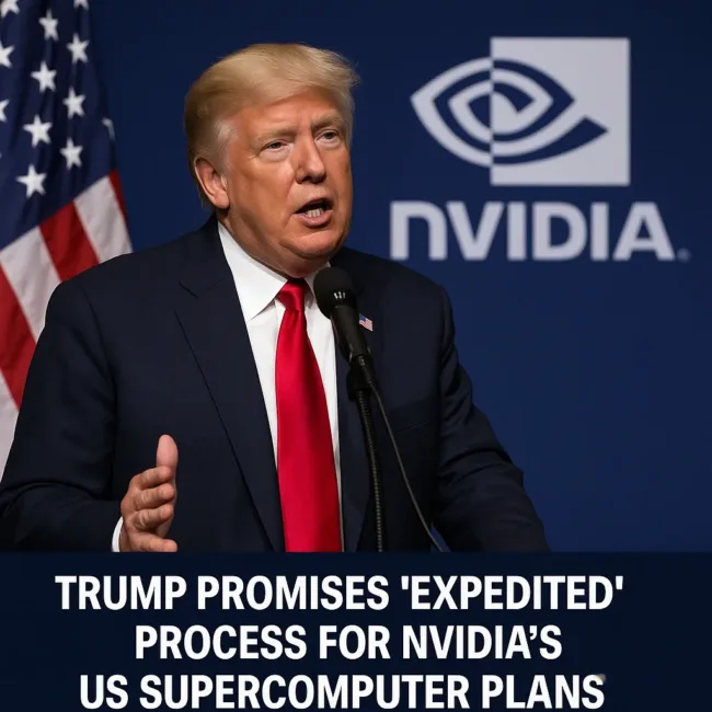 Trump accelerates Nvidia’s $500B U.S. AI supercomputer plan amid tech investment surge
