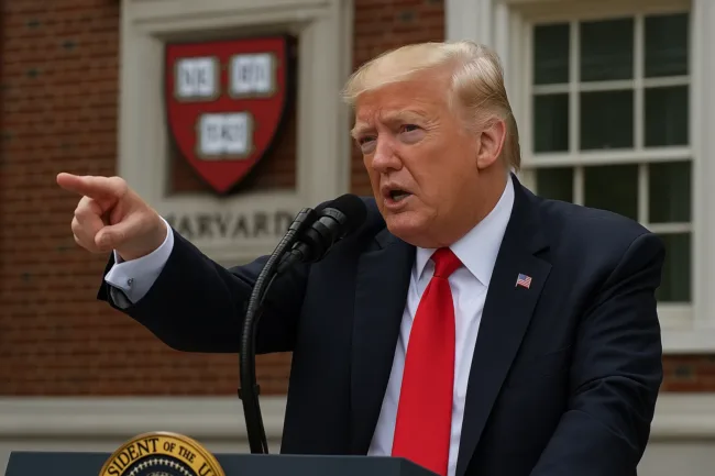 Representative image: Trump threatens Harvard's tax-exempt status in standoff over White House policy directives