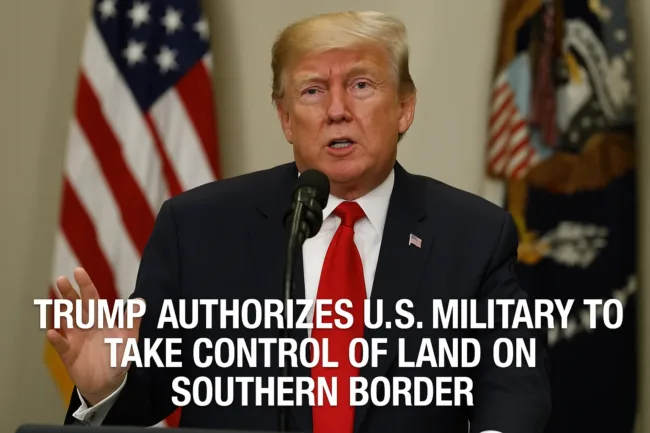 Trump declares 'military zones' on U.S.-Mexico border in sweeping new immigration crackdown