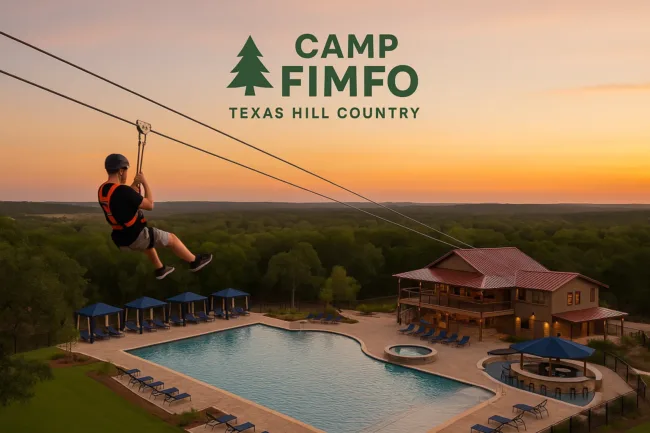 Camp Fimfo Texas Hill Country launches Zipline and Hilltop pool attractions to elevate outdoor resort experience