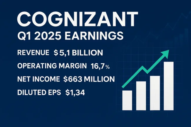 Cognizant’s Q1 2025 earnings reflect strong AI-led growth, robust client partnerships, and solid shareholder returns, signaling bullish sentiment across markets.