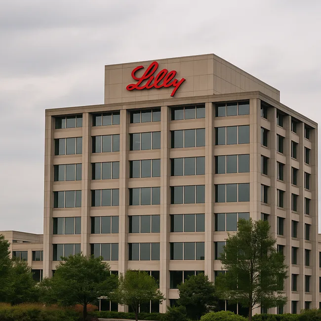Representative image of Eli Lilly Headquarters in Indianapolis, Indiana: The pharma giant strengthens its neuroscience footprint with a $1B acquisition of SiteOne Therapeutics, advancing non-opioid pain innovation.