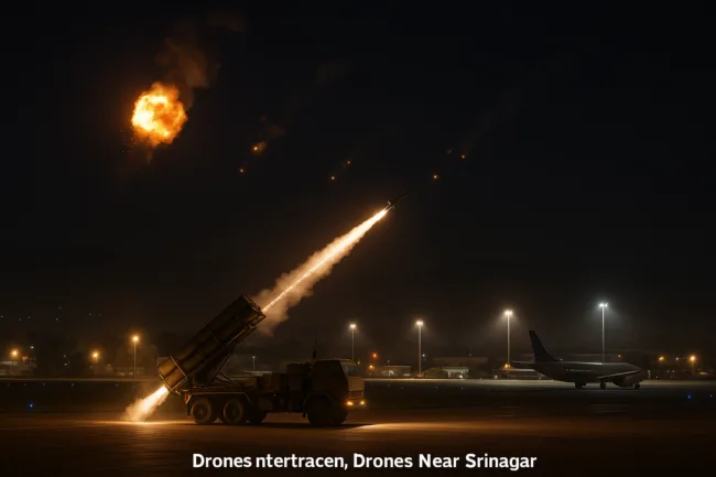 Representative image: Jammu, Punjab and Gujarat Face Drone Swarm Attacks from Pakistan, All Neutralised by Indian Defence Systems