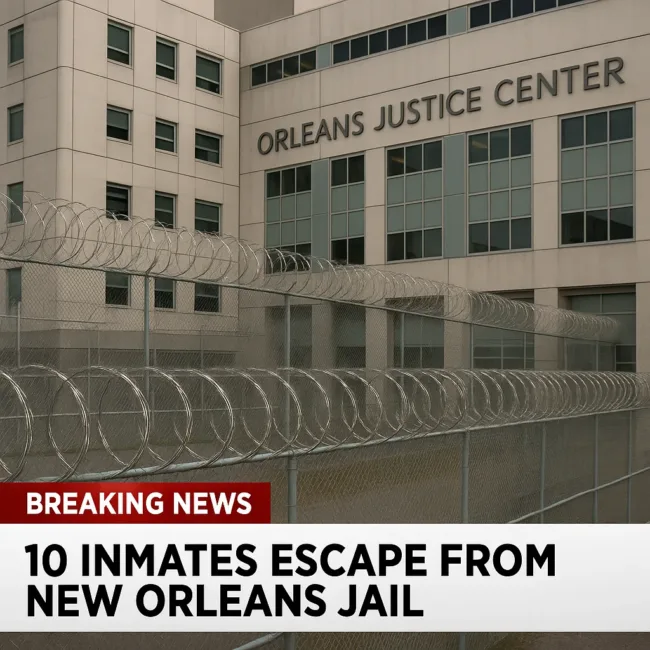 Representative image: Jailbreak at New Orleans Facility: 10 Inmates Escape Early Friday Through Wall, FBI Joins Manhunt