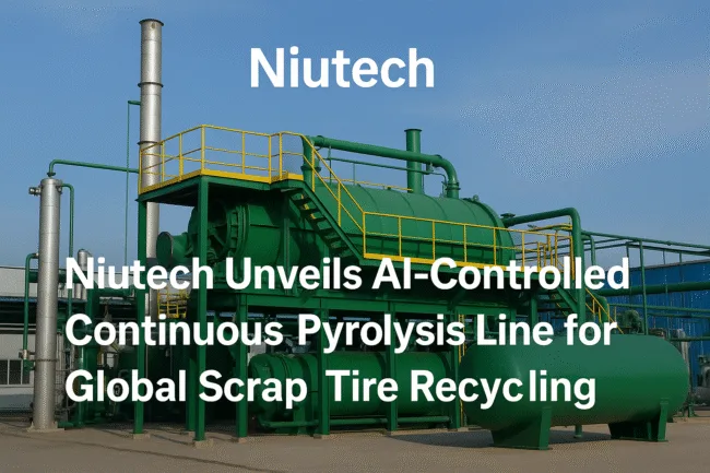 Niutech’s AI-powered tire pyrolysis tech could be the game-changer the world needs for scrap waste