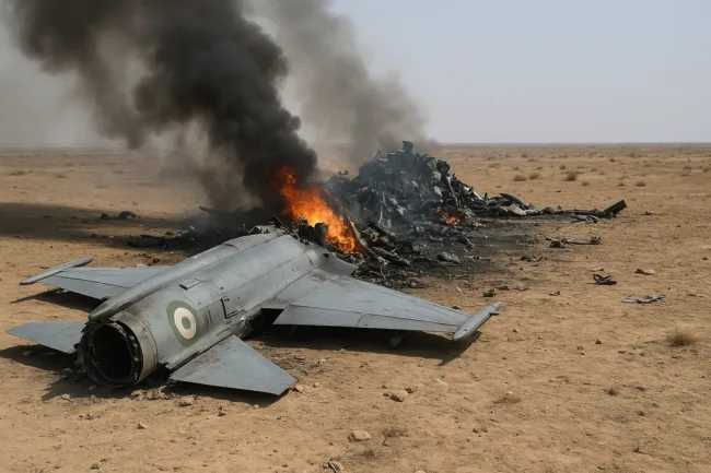 Representative image: India escalates its counterterrorism response under Operation Sindoor, downing three Pakistani jets and a surveillance aircraft while capturing a PAF pilot.