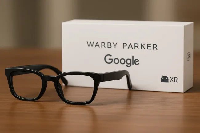 Representative image: Google Backs Warby Parker with $150M to Build AI Glasses That Could Replace Phones