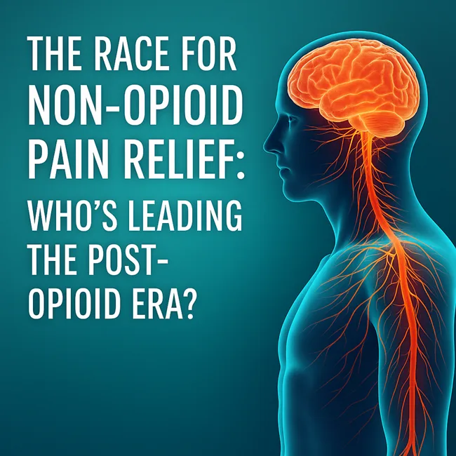 Illustration: The global race to develop non-opioid pain therapies accelerates as companies pursue safer, targeted treatments for chronic pain in the post-opioid era.