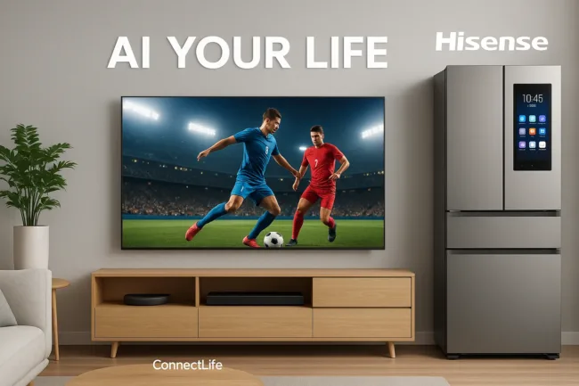 Hisense highlights AI-powered home innovation at FIFA Club World Cup 2025 with “AI YOUR LIFE” message