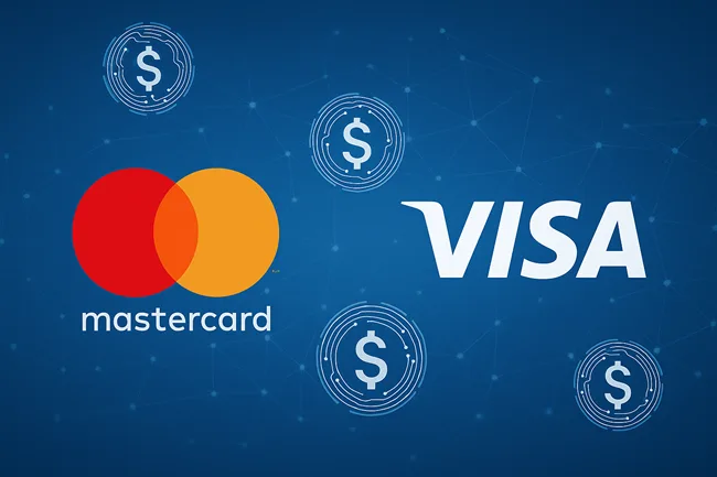 Representative image of Mastercard and Visa advancing stablecoin integration strategies as both payment giants race to define programmable money infrastructure through 2026.