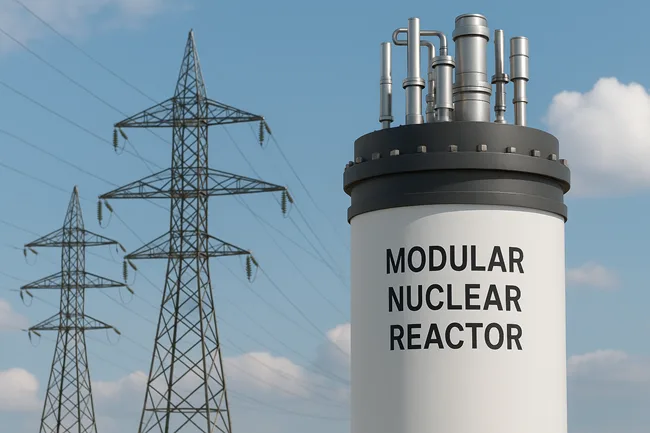 Representative image of modular nuclear reactor technology being considered by the New York Power Authority for its planned advanced nuclear facility in upstate New York.