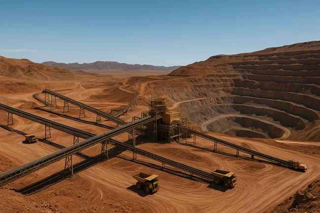 Representative image of Rio Tinto’s Oyu Tolgoi copper mining operations in Mongolia