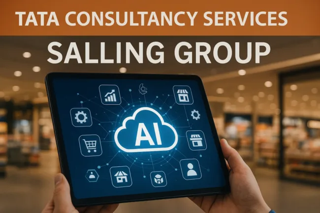 Representative image of AI-powered cloud transformation in European retail, highlighting the strategic partnership between Tata Consultancy Services and Salling Group