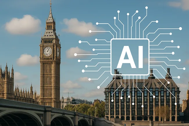 Representative image of the UK’s AI-led public infrastructure strategy under the ‘Plan for Change,’ aligning compute, skills, and innovation