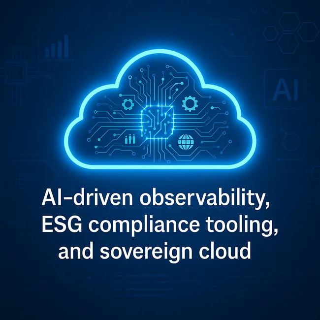 Representative image of Wipro FullStride Cloud's AI-powered observability and ESG compliance interface, symbolizing its evolution into a next-gen enterprise platform.