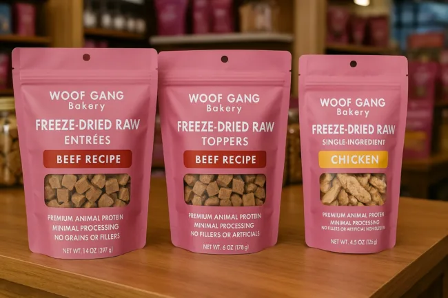 Woof Gang Bakery & Grooming adds freeze-dried raw line as it expands exclusive pet food portfolio past 200 SKUs