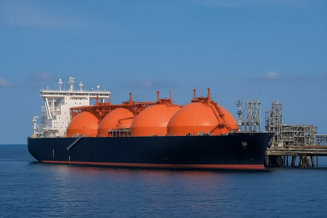 Representative image of global LNG infrastructure, reflecting the growing influence of certified clean LNG cargoes in reshaping trade flows and exporter competitiveness by 2030.