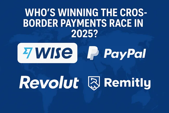 Representative image: Cross-border fintech leaders Wise, PayPal, Revolut, and Remitly are competing to dominate global digital payments in 2025.