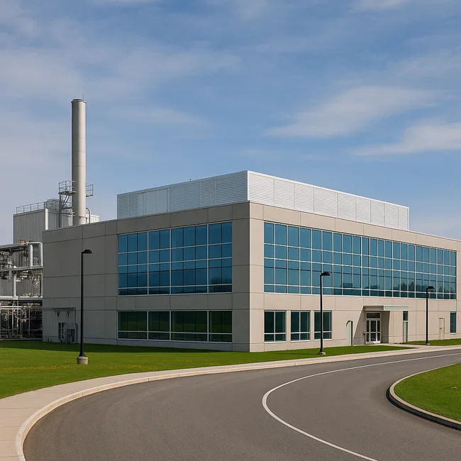 Representative image of a government-owned science facility managed by a private-sector GoCo operator, showing modern infrastructure and research capacity