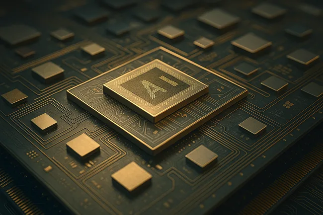 Representative image of advanced AI chiplet architecture and high-bandwidth interconnects powering next-generation semiconductor IP platforms.