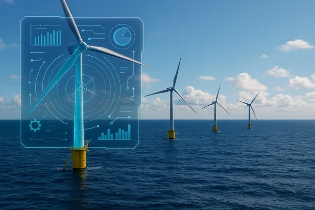Representative image: Equinor’s digital twin overlays real-time data on Hywind Tampen’s floating turbines, predicting maintenance needs and improving operational efficiency.