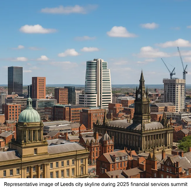 Representative image of Leeds city skyline, reflecting the UK’s financial services hub ambitions under the 2025 Leeds reforms
