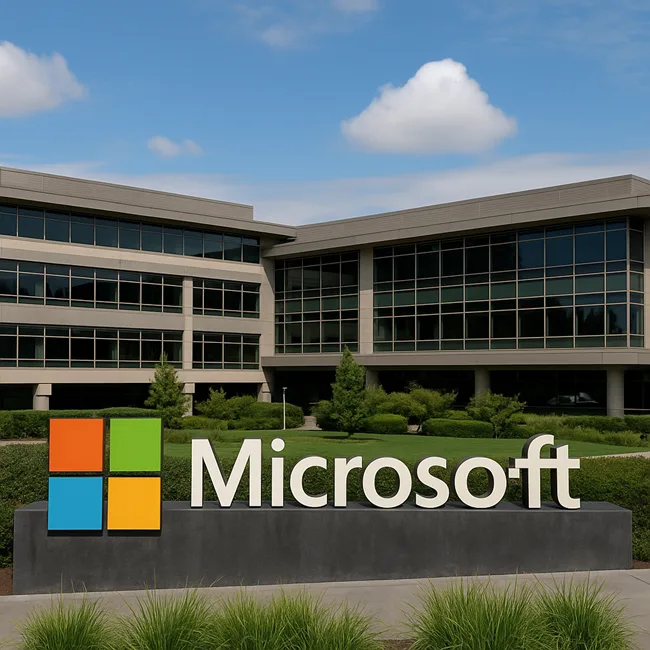 Representative image of Microsoft headquarters in Redmond, reflecting the tech giant’s global operations as it announces 9,000 job cuts to accelerate AI transformation.