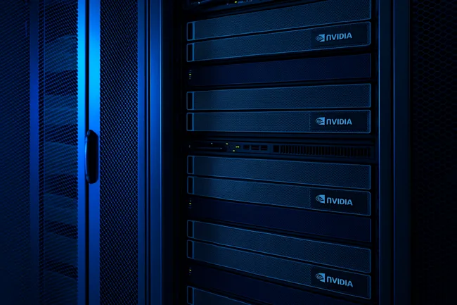 Representative image of sovereign GPU cloud infrastructure built by AI marketplace platforms using NVIDIA chips to support national compute and compliance demands.