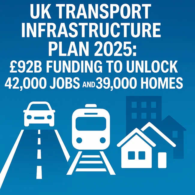 Green light for over 50 UK transport upgrades set to unlock 42,000 jobs and 39,000 new homes