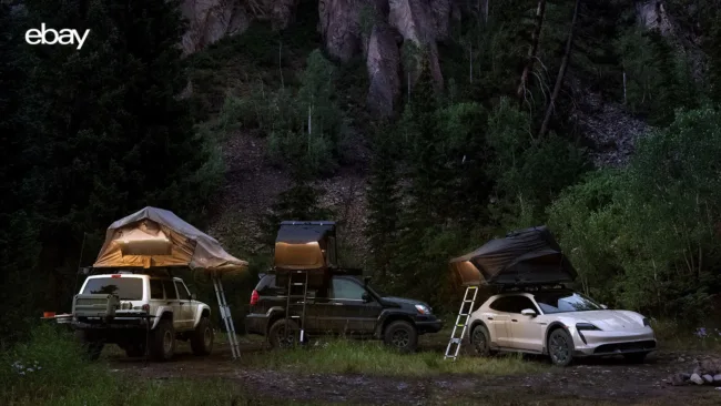 eBay showcases Secure Purchase with a lineup of vehicles ready for adventure—highlighting the platform’s end-to-end solution for online car buying, financing, and ownership transfer.